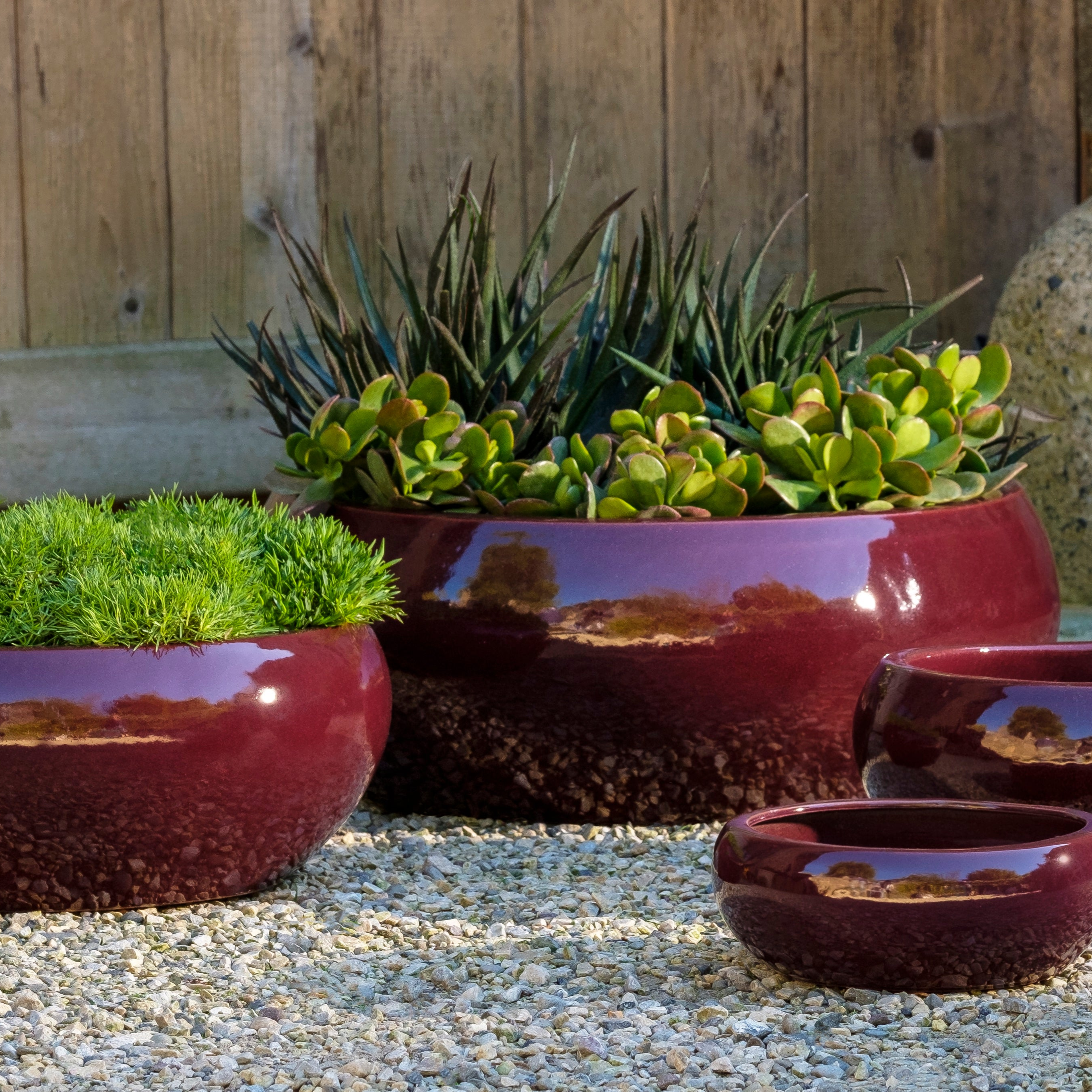 extra large red plant pots Sasha Planter