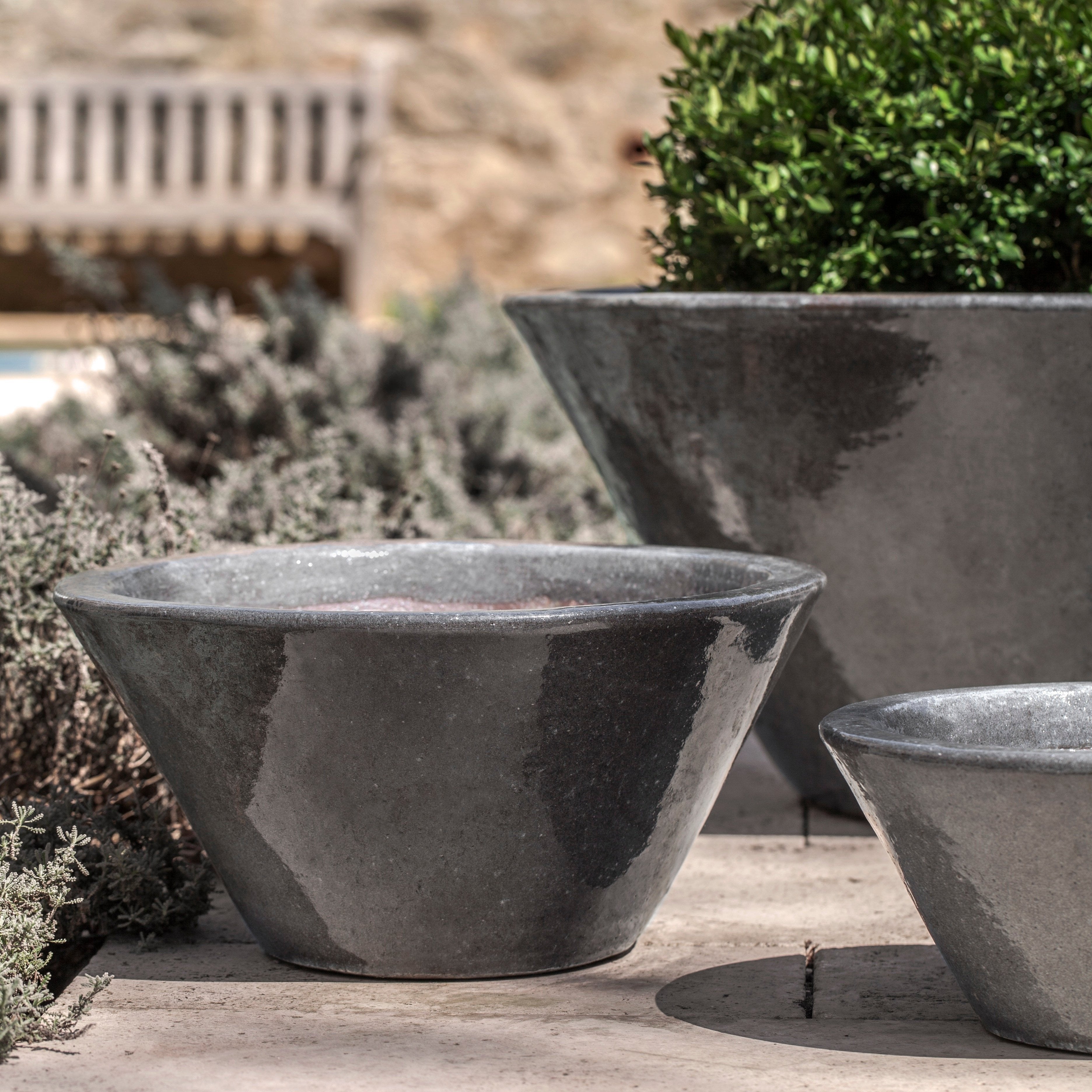 Campania International Brasilia Planter - Set of 4
