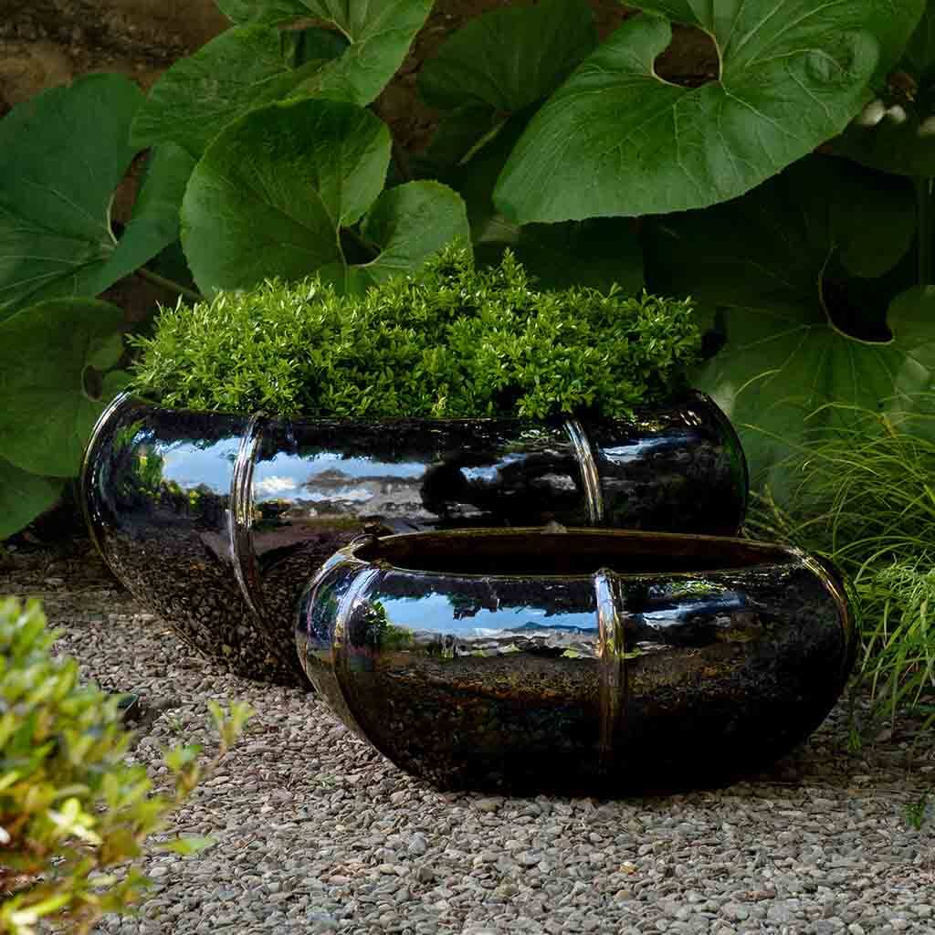 Campania 8849-12002 Rib Vault Planter Low