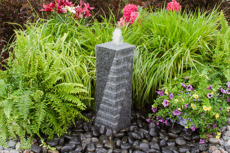 Polished Diagonal Granite Fountain