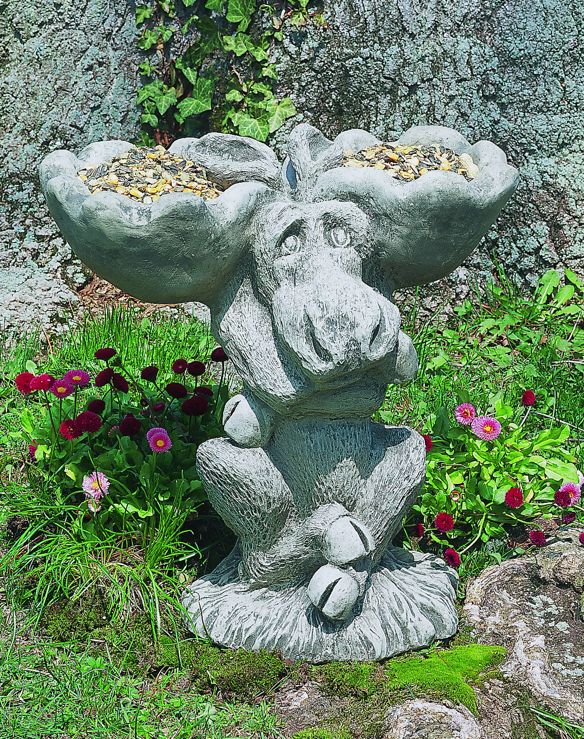 Moose Birdbath/Feeder by Campania International – Birdsall & Co.