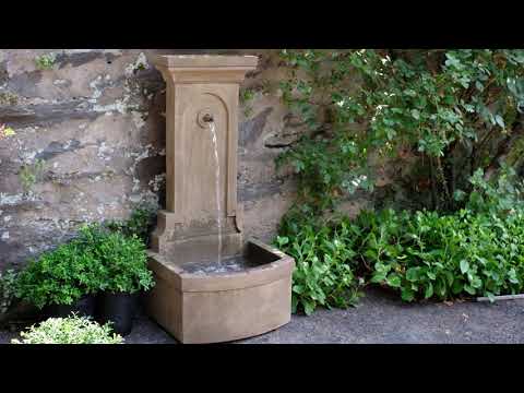 Video of running fountain