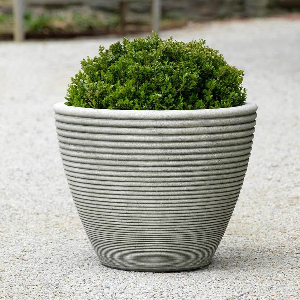 Bibendum Medium Planter by Campania International Brownstone