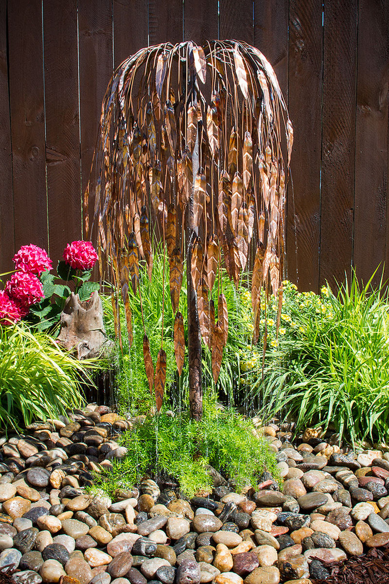 Weeping Willow Copper Fountain