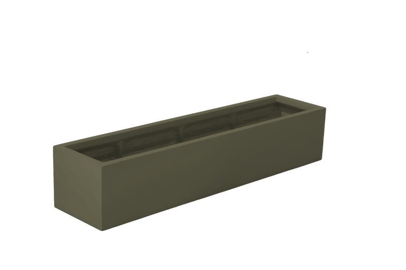 Cuba Low Rectangular Planter