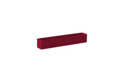 Wheeling Narrow Rectangular Planter