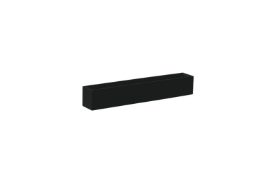 Wheeling Narrow Rectangular Planter