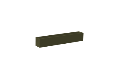 Wheeling Narrow Rectangular Planter