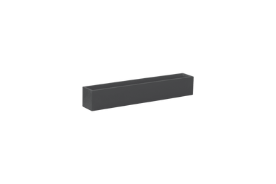 Wheeling Narrow Rectangular Planter