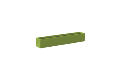 Wheeling Narrow Rectangular Planter