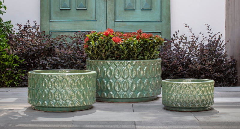 Oriel Low Planter - Set of 3 by Campania International