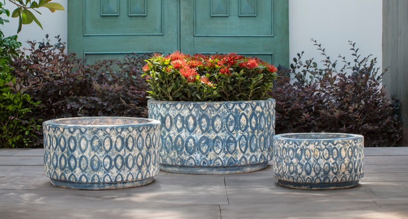 Oriel Low Planter - Set of 3 by Campania International
