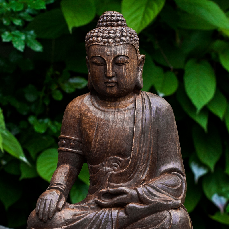 Antique Lotus Buddha by Campania International