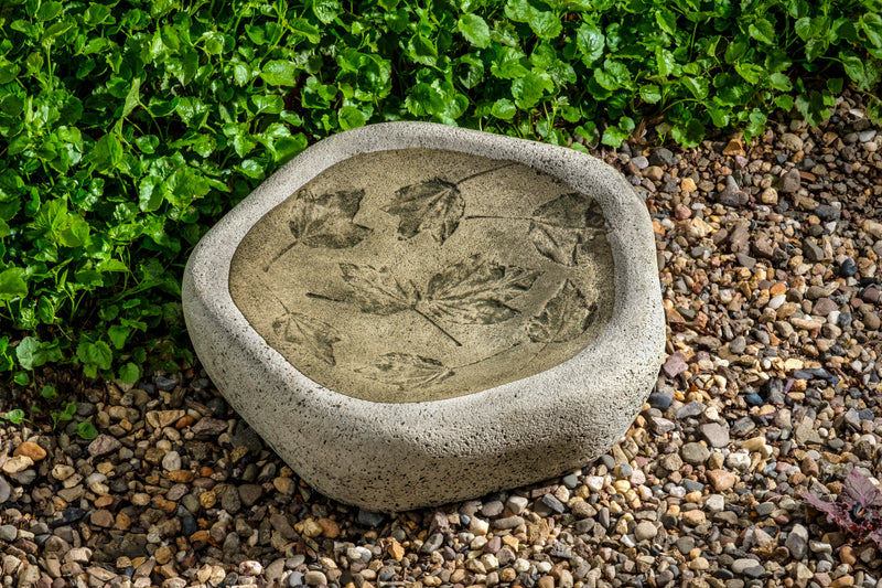 Woodland Leaves Birdbath by Campania International