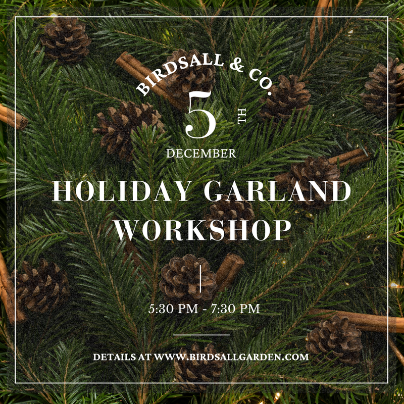 Holiday Garland Workshop