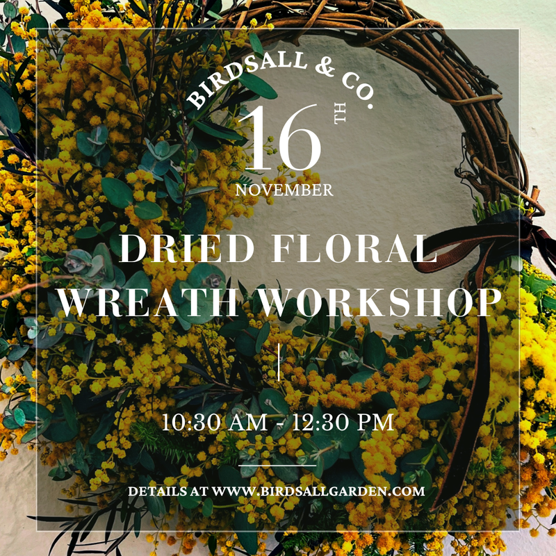 Dried Floral Wreath Workshop