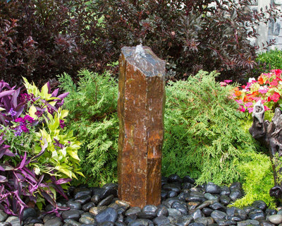 Rustic Basalt Fountain