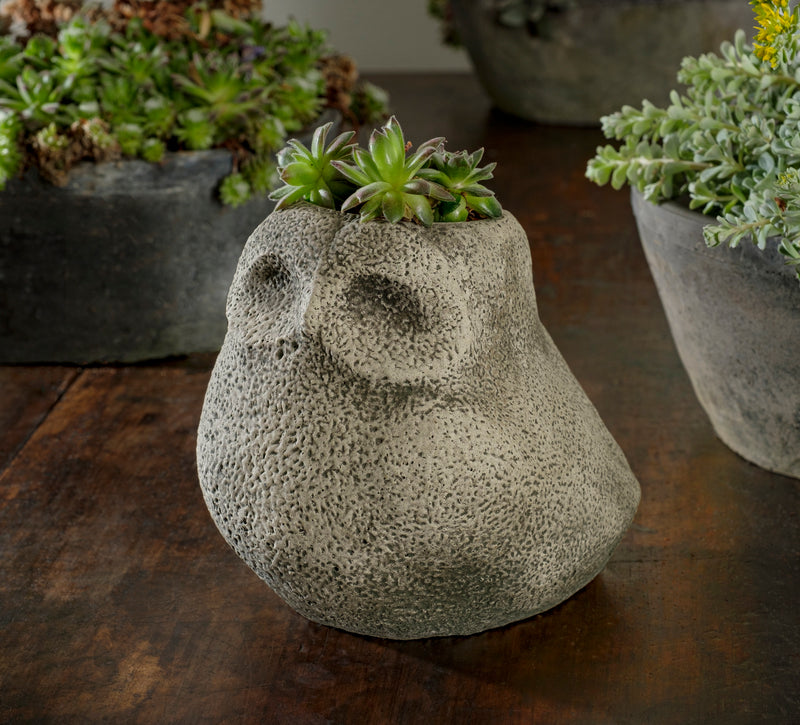 Stone Owl Planter by Campania International