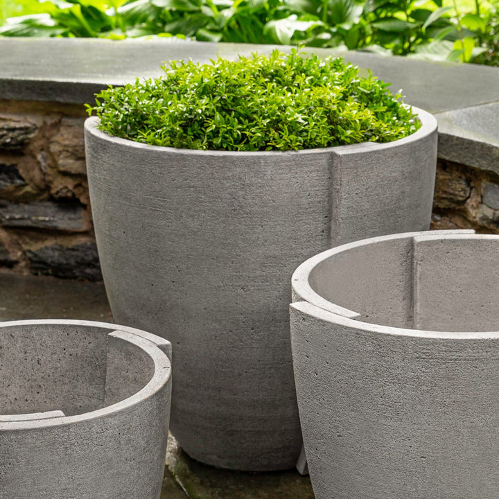 huge outdoor planter pots Campania International Concept Planter Lead Antique / Large