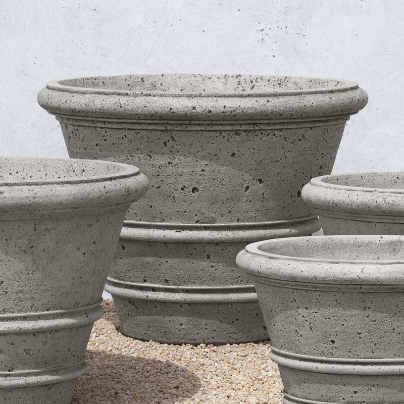 Rustic Rolled Rim 35.5" Planter by Campania International