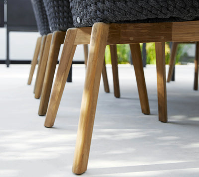 Close up of chair legs