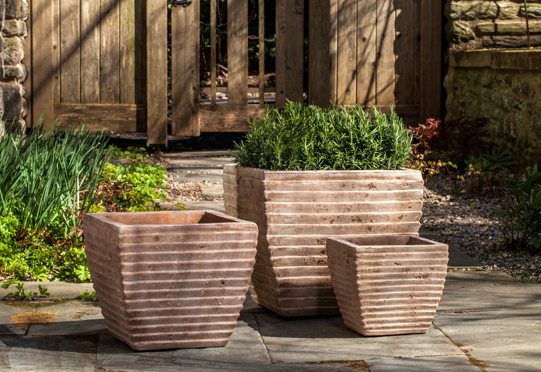 Ipanema Square Planter - Set of 3 by Campania International