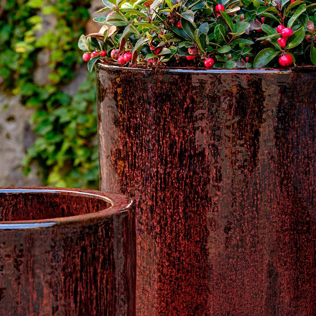 Merlot Planter - Set of 2 by Campania International – Birdsall & Co.