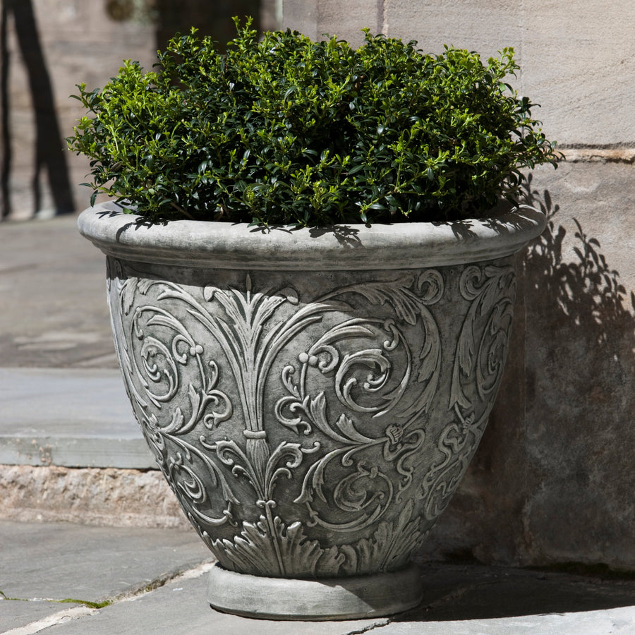 ceramic self watering planter Sutton 15 Ceramic Self Watering Pot Matte Black