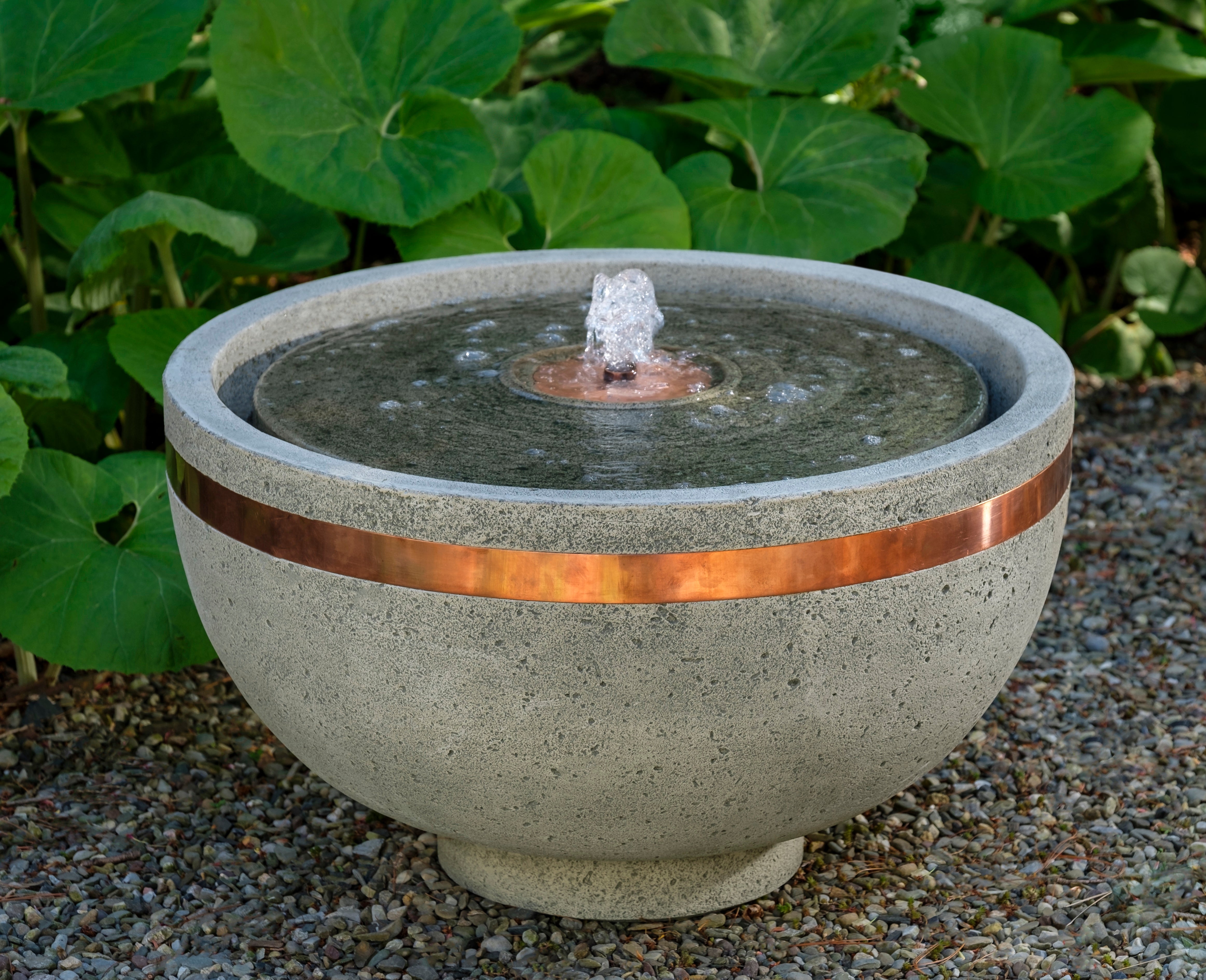El Sol Copper Banded Fountain by Campania International – Birdsall & Co.