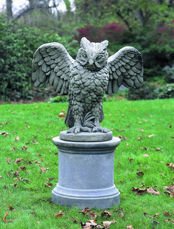 Round pedestal shown with an eagle 