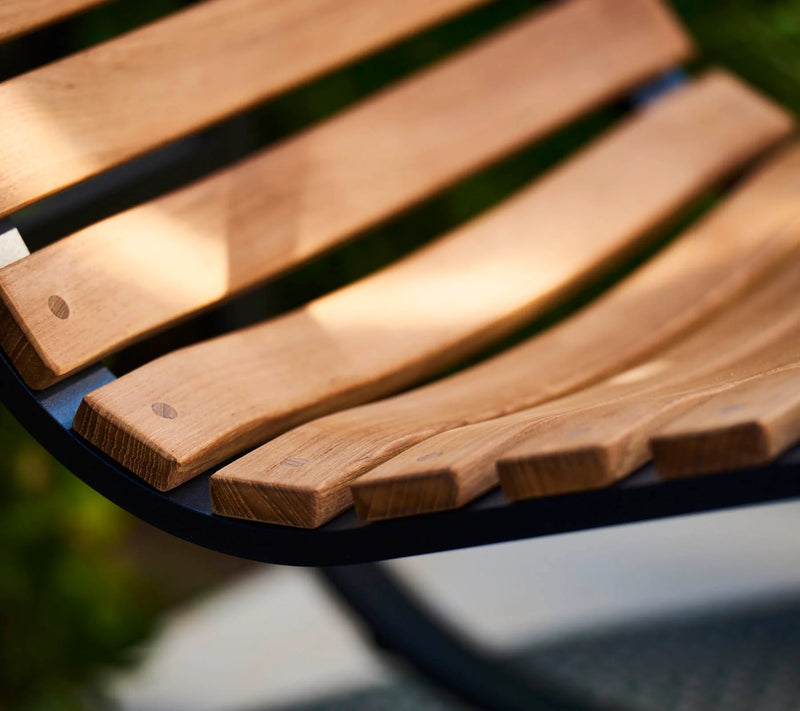 Close up of wooden slats