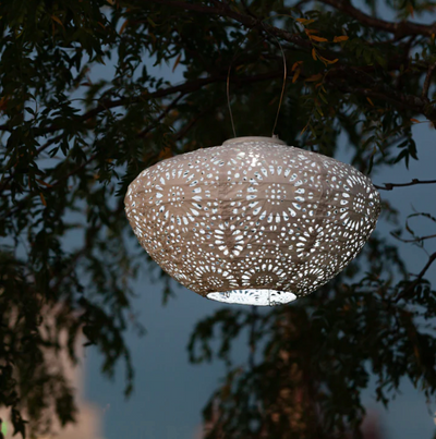 Crown Chantilly Lace Solar Lantern