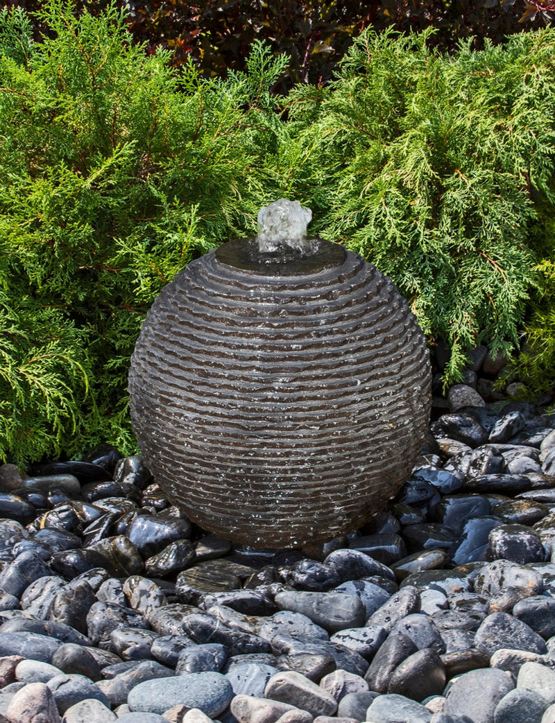 Ribbed Sphere Fountain