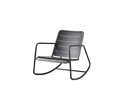 Contemporary rocking chair with white background