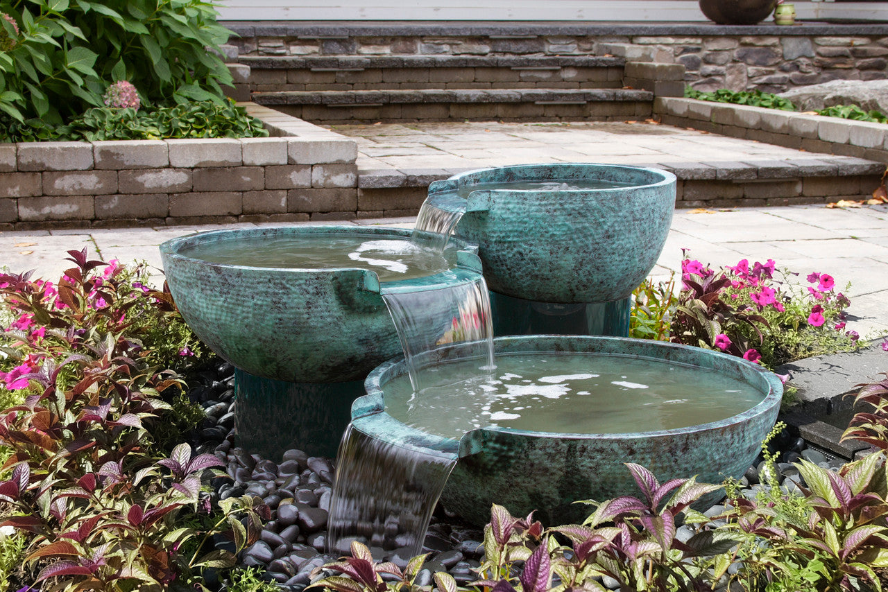 Triple Spillway Bowl Fountain – Birdsall & Co.