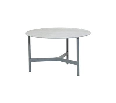 Light gray coffee table on white background
